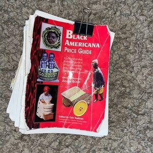 Vintage Collectible. Black Americana Price Guide Book.